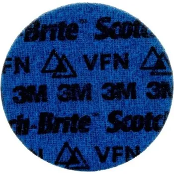 Příslušenství k brusce 3M PN-DH Scotch-Brite Precision Surface Conditioning Disc, Very Fine VFN, bez středového otvoru Průměr: 150 mm
