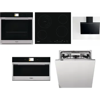 Set domácích spotřebičů WHIRLPOOL W9 OP2 4S2 H + WHIRLPOOL AKT 8900 BA + WHIRLPOOL AKR 62F LT K + WHIRLPOOL W9 MD260 IXL + WHIRLPOOL WIO 3T133 PLE
