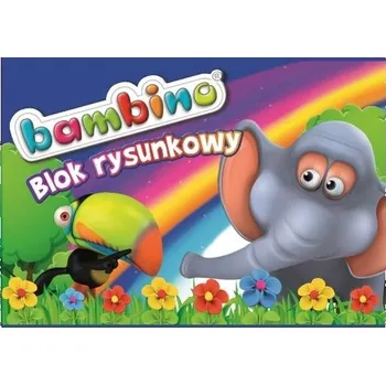 Papír BAMBINO Papír barevný lesklý A4, 70 g, 10 listů