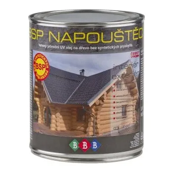Olej na dřevo BSP napouštěcí olej bezbarvý 0,9lt BBB BARVY OLE BSP NAP 00900 01TRANSP