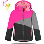 Dívčí zimní bunda - KUGO PB7352, růžová Barva: Růžová, Velikost: 98