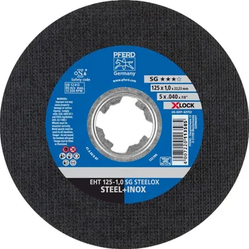 Řezný kotouč Dělicí kotouč SG X-LOCK STEELOX 115x2,4mm Pferd