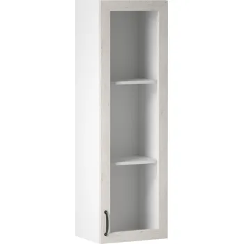 Kuchyňská skříňka Tempo Kondela Skříňka, bílá / sosna skandinávská, pravá, ROYAL W40S