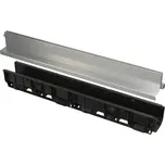 ALCA AVZ101-R123 Venkovní žlab štěrbinový se symetrickým nástavcem 100 mm, pozink. ocel