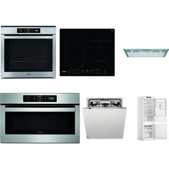 Set domácích spotřebičů WHIRLPOOL ABSOLUTE AKZM 8480 IX + WHIRLPOOL WL B8160 NE + WHIRLPOOL AKR 650/1 IX + WHIRLPOOL ABSOLUTE AMW 730 IX + WHIRLPOOL WIO 3O540 PELG + WHIRLPOOL WHC18 T311