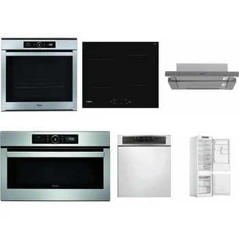 Set domácích spotřebičů WHIRLPOOL ABSOLUTE AKZM 8480 IX + WHIRLPOOL WS Q2760 BF + WHIRLPOOL AKR 749/1 IX + WHIRLPOOL ABSOLUTE AMW 730 IX + WHIRLPOOL WBC 3C34 PF X + WHIRLPOOL WHC18 T311