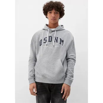 Pánská mikina Q/S s.Oliver pánská mikina s nápisem šedá Velikost: XXL