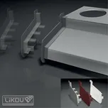 Balconi Balkonový profil KONCOVKA šedá - sada 2ks