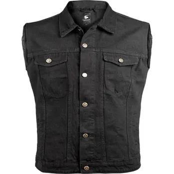 Pánská vesta vesta pánská CAPRICORN ROCKWEAR - Denim Black - Oversize - 4XL
