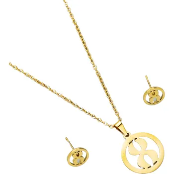 Souprava šperků IZMAEL Set AV 21199 Zlatá KP21199