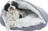 Pelíšek pro psa Trixie Harvey 70 cm šedý/bílý/černý