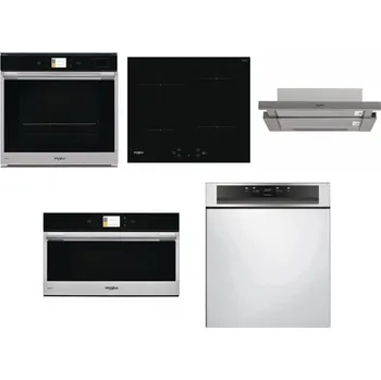Set domácích spotřebičů WHIRLPOOL W9 OP2 4S2 H + WHIRLPOOL WS Q2760 BF + WHIRLPOOL AKR 5390/1 IX + WHIRLPOOL W9 MD260 IXL + WHIRLPOOL WBC 3C34 PF X