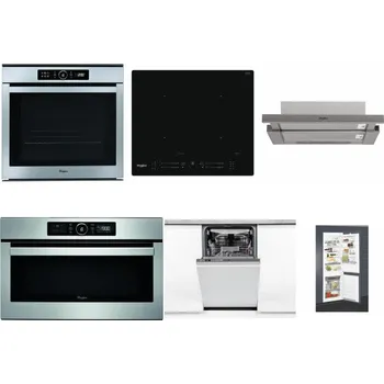 Set domácích spotřebičů WHIRLPOOL ABSOLUTE AKZM 8480 IX + WHIRLPOOL WL S7260 NE + WHIRLPOOL AKR 5390/1 IX + WHIRLPOOL ABSOLUTE AMW 730 IX + WHIRLPOOL WSIO 3O34 PFE X + WHIRLPOOL ART 65031