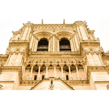 Fototapeta DIMEX | Vliesová fototapeta Kouzlo Paříže MS-5-1045 | 375 x 250 cm| bílá, béžová + Vliesová fototapeta na stěnu DIMEX Kouzlo Paříže MS51045 v rozměru 375 x 250 cm + lepidlo zdarma