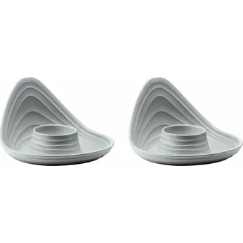 Stojánek na vajíčko TIERRA stojánky na vajíčka 2 ks, kávové - GUZZINI (Plastové stojánky na vajíčka 2 ks, kávové - GUZZINI)