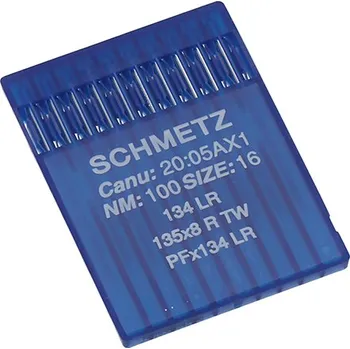 Strojové jehly pro průmyslové šicí stroje Schmetz 134 LR 100