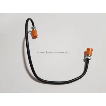 Brzdová trubička třmenu přepouštěcí pravá ŠKODA 100, 110, 105, 120 ; 111438711, 443960612016 (111438711, 443960612016)