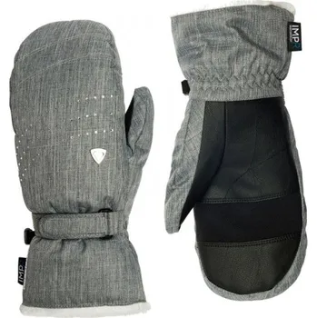Rukavice dámské palčáky Rossignol Famous IMPR, heather grey - vel. XL 114294