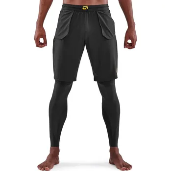 Dámské legíny SKINS Series-5 Travel and Recovery Black XXL