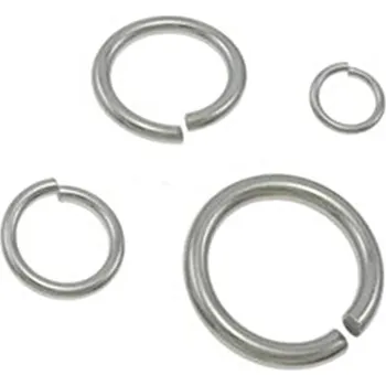 Materiál na výrobu šperku Spojovací kroužky 304 - 1Ks - 6 x 1mm