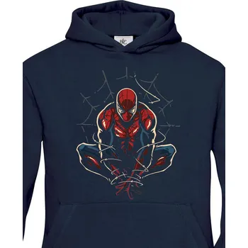 Dívčí mikina Dětská mikina Spider man, Barva Modrá, Velikost 146-152, Canvas Dětská mikina Bezvatriko.cz 0862