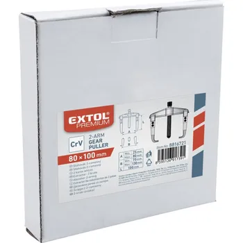 Stahovák stahovák dvouramenný, kovaný, rozpětí 80, hloubka 100mm