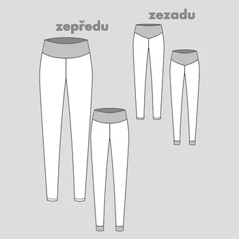 Nit Střih na dětské sportovní leginy YOGA SLIM