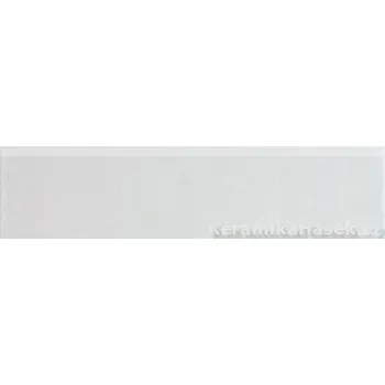 Dlažba Rako Concept DSAJ8599, sokl, bílý, matný, 30 x 7,2 x 0,8 cm