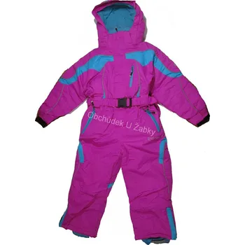 dívčí zimní kombinéza ECHT Dětská zimní kombinéza fuchsiová 100