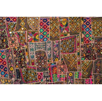 Fototapeta DIMEX | Vliesová fototapeta Strakatý koberec MS-5-2504 | 375 x 250 cm | zelená, modrá, červená, růžová + Vliesová fototapeta na stěnu DIMEX Strakatý koberec MS52504 v rozměru 375 x 250 cm + lepidlo zdarma