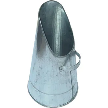 Krbová kamna M.A.T. Uhlák kulatý násypný šikmý, pozinkovaný, prům.26cm, výška 50cm