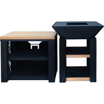 Set grilovací ohniště + servírovací stůl Master