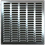 Větrací mřížka 400x400 mm nerezová (400*400 mm nerezová větrací mřížka)