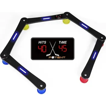 Hokejová tréninková pomůcka Potent Hockey Stickhandling Snake Smart Training černá