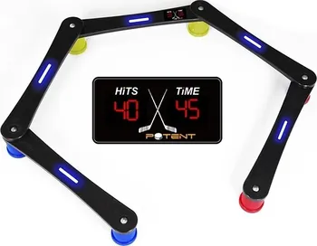 Hokejová tréninková pomůcka Potent Hockey Stickhandling Snake Smart Training černá