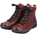 Dámská zateplená obuv 73356-35 Rieker vínová Barva: rot, Velikost: 38