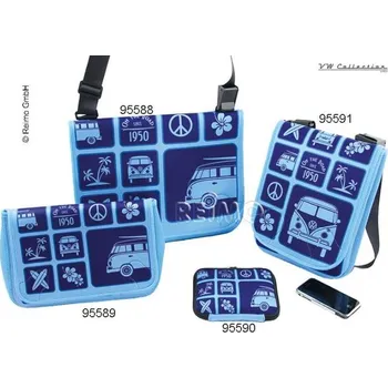 VWCOL VW Collection taška přes rameno malá, vysoká, modrá, neopren, 28x23x6cm