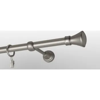 Garnýž Kovová garnýž Satin nickel Ø 19 mm - Koloseo