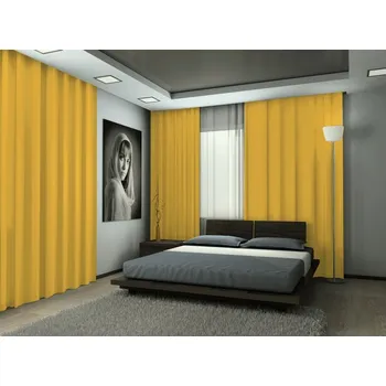 Dekorační látka Blackout zlatá - 280 cm bez obšití 280