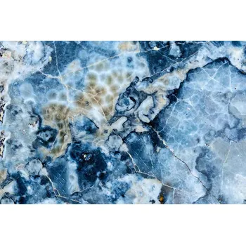 Fototapeta DIMEX | Vliesová fototapeta Modrá mramorová textura MS-5-2481 | 375 x 250 cm | modrá, bílá + Vliesová fototapeta na stěnu DIMEX Modrá mramorová textura MS52481 v rozměru 375 x 250 cm + lepidlo zdarma