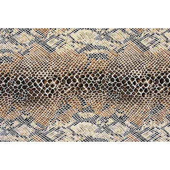 DIMEX | Vliesová fototapeta Hadí textura MS-5-2584 | 375 x 250 cm | béžová, černá, hnědá + Vliesová fototapeta na stěnu DIMEX Hadí textura MS52584 v rozměru 375 x 250 cm + lepidlo zdarma