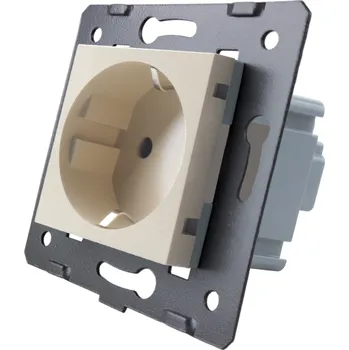 Elektrická zásuvka WELAIK zásuvka elektro jednonásobná -ivory creme EU