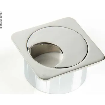 kabelová chránička Kabelový vstup, lesklý chrom, SB