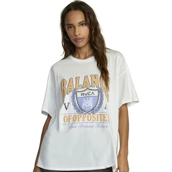 Dámské tričko TRIKO RVCA CAMBRIDGE S/S WMS - bílá - L + při osobním odběru 598 Kč