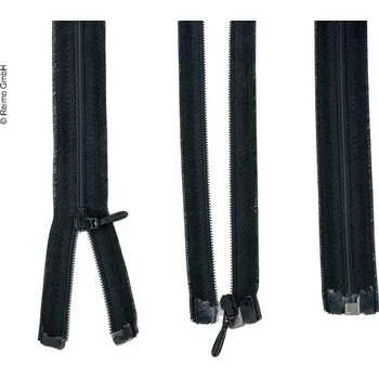 Zip Zip 130 cm, dělitelný - odnímatelný, černý, plastový