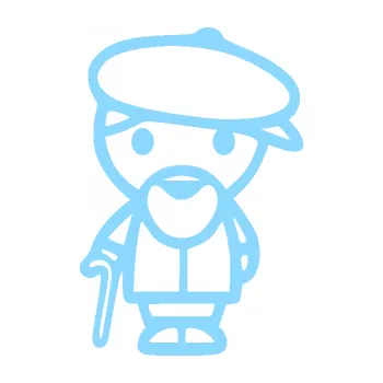 samolepka Dědeček 001 levá (03 - světle modrá) SAMOLEPKA NA AUTO, NÁLEPKA, FÓLIE, POLEP, TUNING, VLASTNÍ TEXT, TISK, AUTOSAMOLEPKY.cz, POLEPY, OBRÁZEK, LOGO, 3D STICKERS