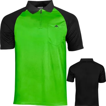 Pánské tričko Mission Tričko Exos FX Dart Shirt s límečkem Black/Green Velikost: XXXXL