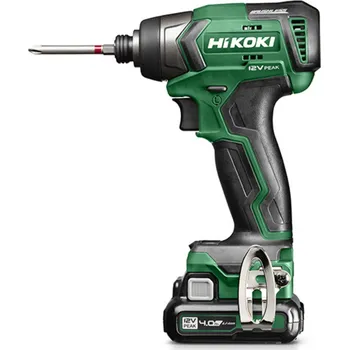 HiKoKi WH12DDWHZ Aku rá (WH12DDWHZ Aku rázový utahovák 12V Brushless 1/4" 135 Nm 2,5Ah x2 HSC 2)