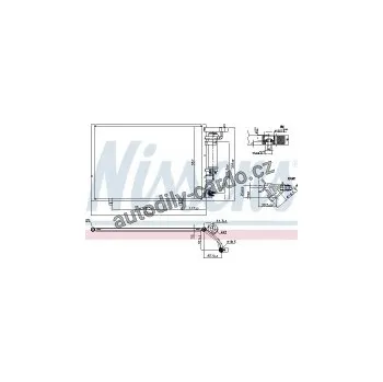 Chladič motoru Chladič klimatizace NISSENS 940524