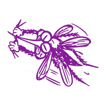 Samolepící dekorace SAMOLEPKA Komár 002 levá (14 - fialová) NA AUTO, NÁLEPKA, FÓLIE, POLEP, TUNING, VLASTNÍ TEXT, TISK, AUTOSAMOLEPKY.cz, POLEPY, OBRÁZEK, LOGO, SAMOLEPKY